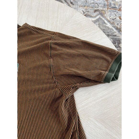 Bocca‎ Classics Miami U Polo. Hurricanes Green & Orange Striped. XXL - Picture 5 of 7